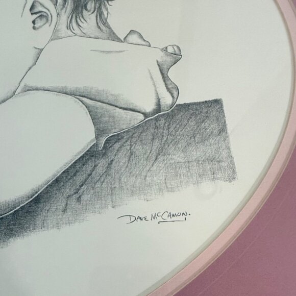 Pencil Sketch Wall Art Daddys Dream By Dave McMahon Framed Wood Framed - Picture 6 of 10